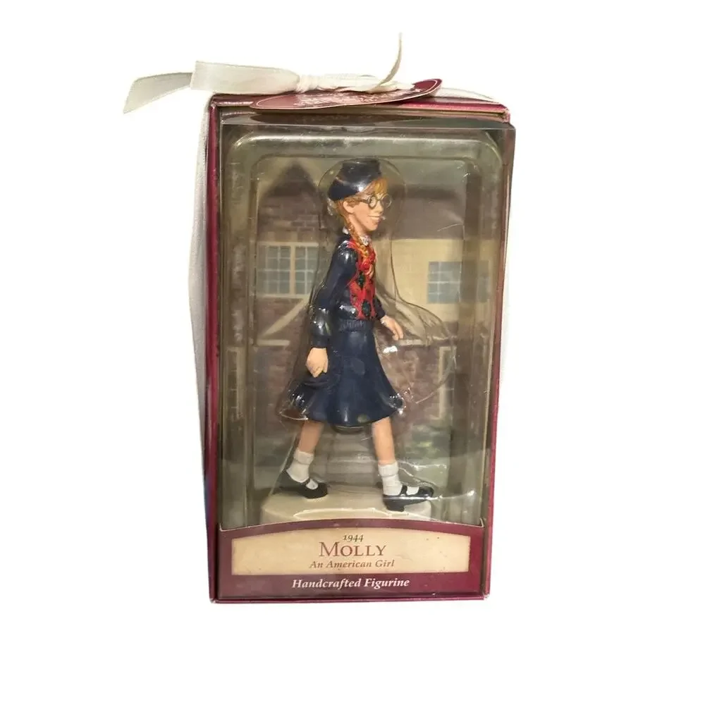 Hallmark An American Girl 1944 Molly Handcrafted Figurine 2002 Pleasant Co.